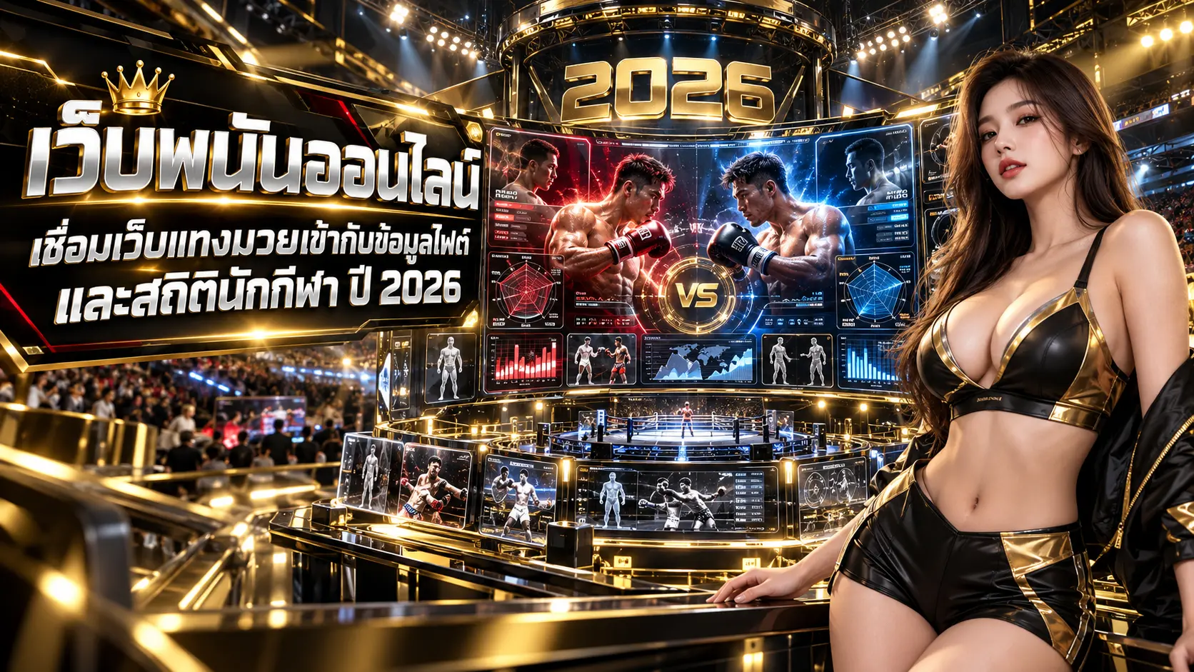 เว็บพนันออนไลน์ เชื่อมเว็บแทงมวยเข้ากับข้อมูลไฟต์และสถิตินักกีฬา ปี 2026